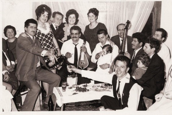 Christening Feast for Antonis George Tsourdalakis with kostas Moudakis Lyra January 1972.