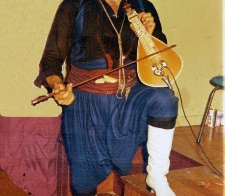 The Cretan lyra player Spyros Sifogiorgakis in Melbourne 1973.