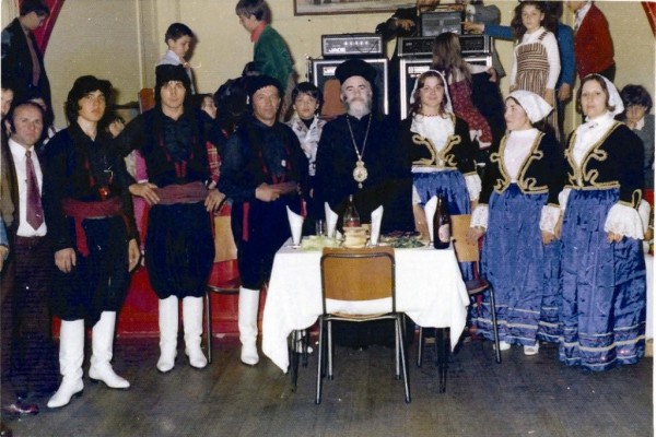 The Metropilitan of Kydonias & Apokoronou Irineos in a Rethymnian Association function in Yaraville 1976.